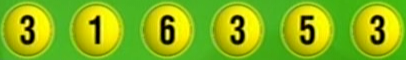 Лото забава плюс, Результати 672 тиража, 24 червня 2012 результат 672 тиражу Лото Забава плюс